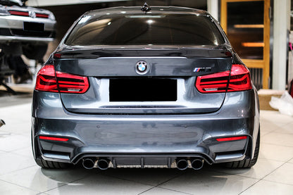 2014-2020 BMW M3 F80 & M4 F82 MP Style Carbon Fiber Rear Diffuser