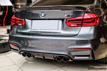 2014-2020 BMW M3 F80 M4 F82 MP Style Carbon Fiber Rear Diffuser - Carbonado Aero
