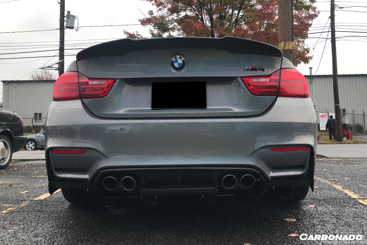 2014-2020 BMW M3 F80 & M4 F82 VA Style Carbon Fiber Rear Diffuser and Lip