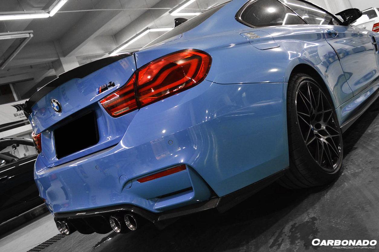 2014-2020 BMW M4 F82 VRS Style Carbon Fiber Trunk Spoiler - Carbonado