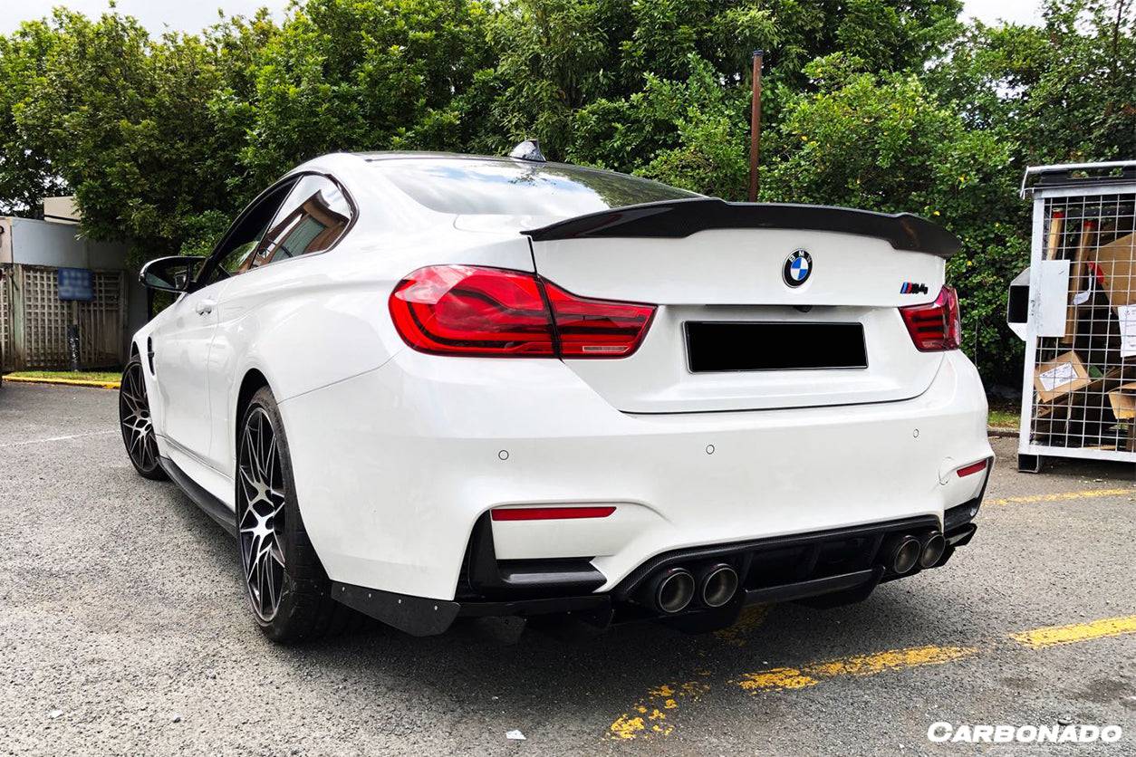 2014-2020 BMW M4 F82 VRS Style Carbon Fiber Trunk Spoiler - Carbonado Aero