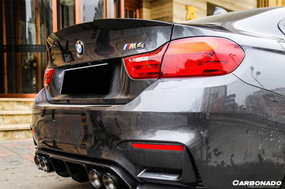 2014-2020 BMW M4 F82 VRS Style Carbon Fiber Trunk Spoiler - Carbonado Aero