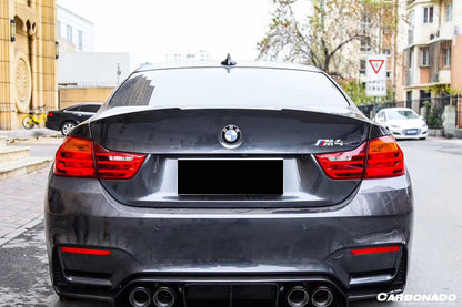 2014-2020 BMW M4 F82 VRS Style Carbon Fiber Trunk Spoiler - Carbonado Aero