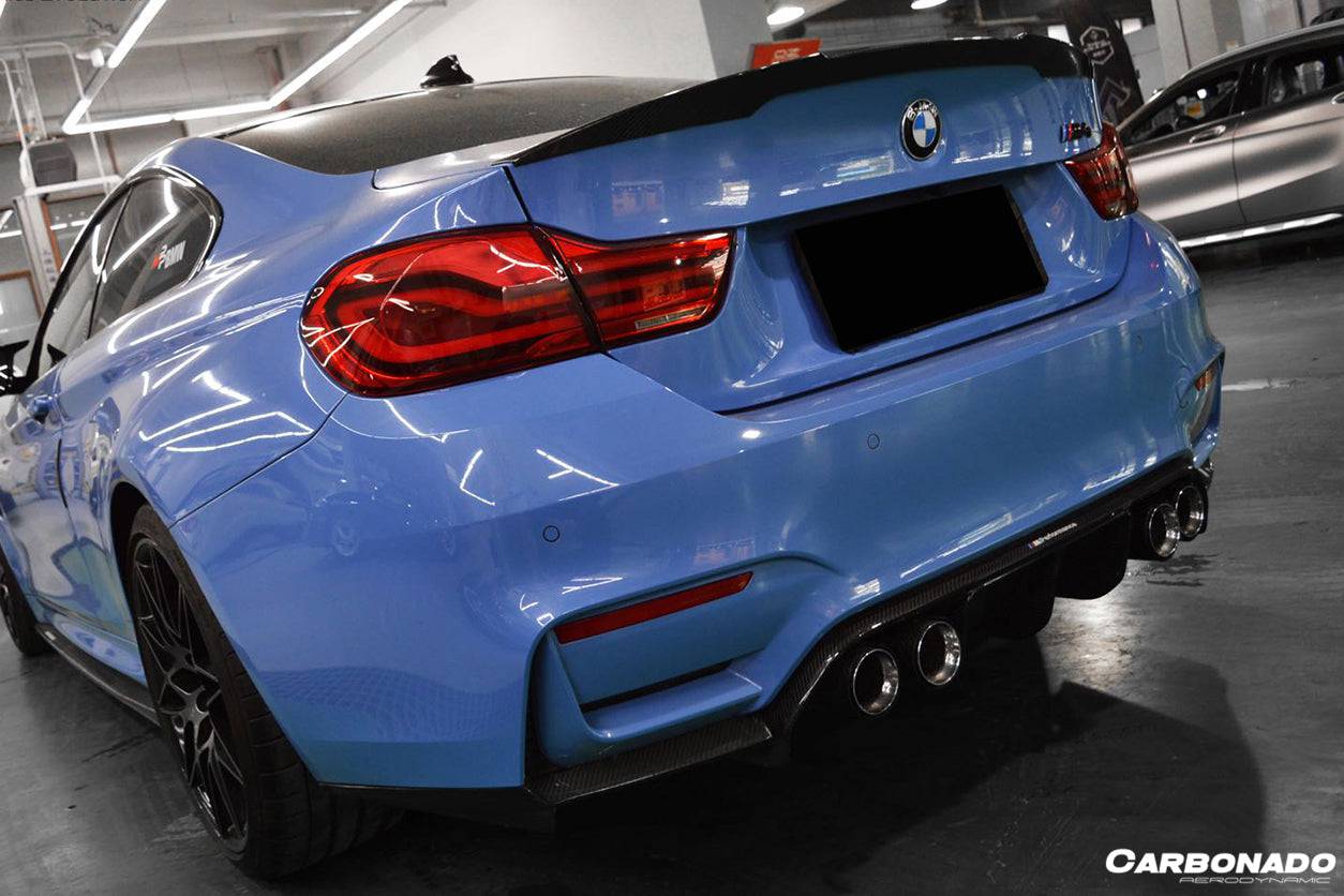 2014-2020 BMW M4 F82 VRS Style Carbon Fiber Trunk Spoiler - Carbonado Aero