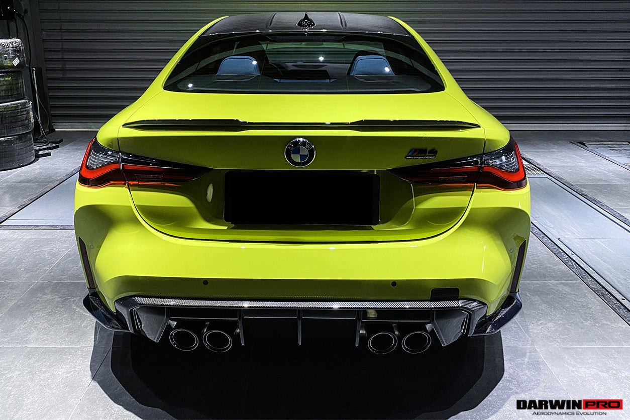 2021-UP BMW M4 G82 G83 M3 G80 Carbon Fiber Rear Diffuser Trim Replacement Lip - DarwinPRO Aerodynamics