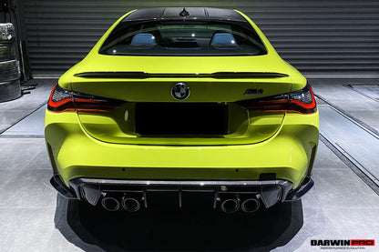 2021-UP BMW M4 G82 G83 M3 G80 Carbon Fiber Rear Diffuser Trim Replacement Lip - DarwinPRO Aerodynamics