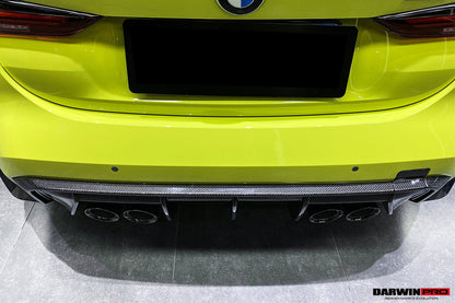 2021-UP BMW M4 G82 G83 M3 G80 Carbon Fiber Rear Diffuser Trim Replacement Lip - DarwinPRO Aerodynamics