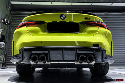 2021-UP BMW M4 G82 G83 M3 G80 Carbon Fiber Rear Diffuser Trim Replacement Lip - DarwinPRO Aerodynamics