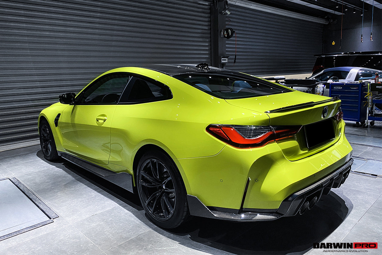 2021-UP BMW M4 G82 G83 M3 G80 Carbon Fiber Rear Diffuser Trim Replacement Lip - DarwinPRO Aerodynamics