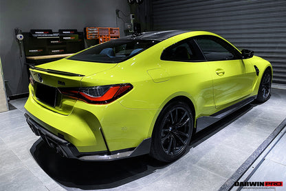 2021-UP BMW M4 G82 G83 M3 G80 Carbon Fiber Rear Diffuser Trim Replacement Lip - DarwinPRO Aerodynamics
