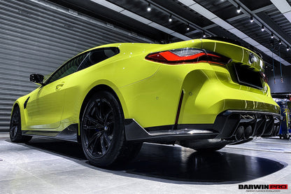 2021-UP BMW M4 G82 G83 M3 G80 Carbon Fiber Rear Diffuser Trim Replacement Lip - DarwinPRO Aerodynamics