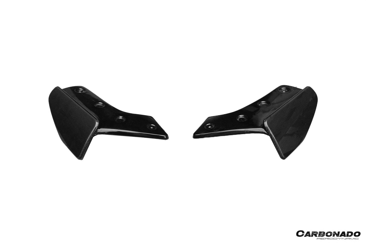 2014-2018 BMW X5 F15 MP Style Carbon Fiber Rear Cap Splitters (MT ONLY)