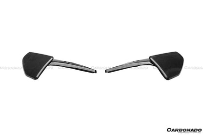 2014-2018 BMW X5 F15 MP Style Carbon Fiber Rear Cap Splitters (MT ONLY) - Carbonado Aero