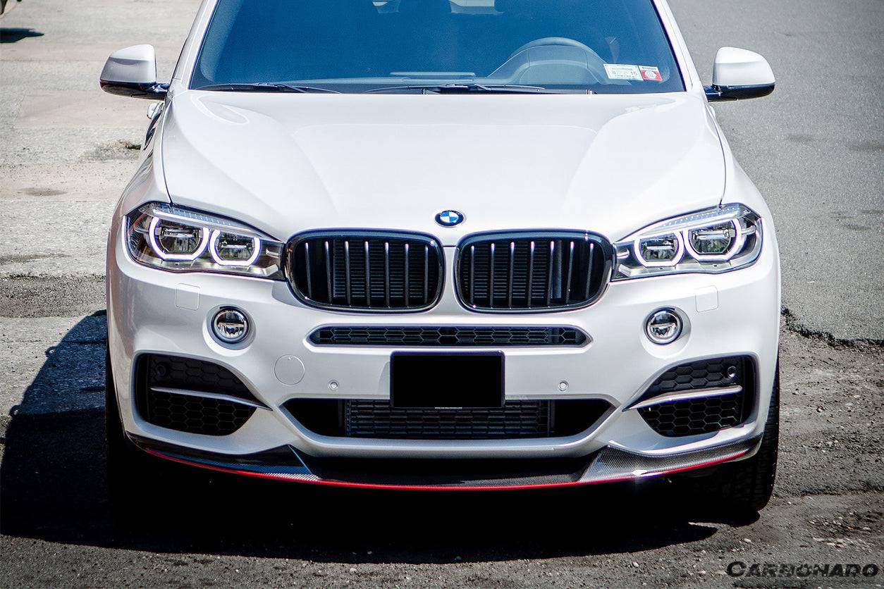 2014-2018 BMW X5 F15 MP Style Carbon Fiber Front Lip (MT ONLY) - Carbonado