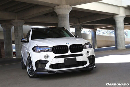 2014-2018 BMW X5M F85 X6M F86 3D Style Carbon Fiber Front Lip
