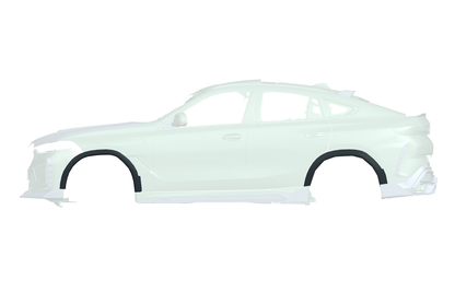 2019-UP BMW X6 G06 AD Style Autoclave Carbon Fiber Fender Flare