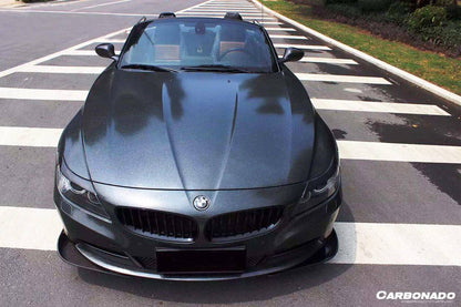 2009-2016 BMW Z4 E89 DP Style Carbon Fiber Front Bumper Splitter - Carbonado