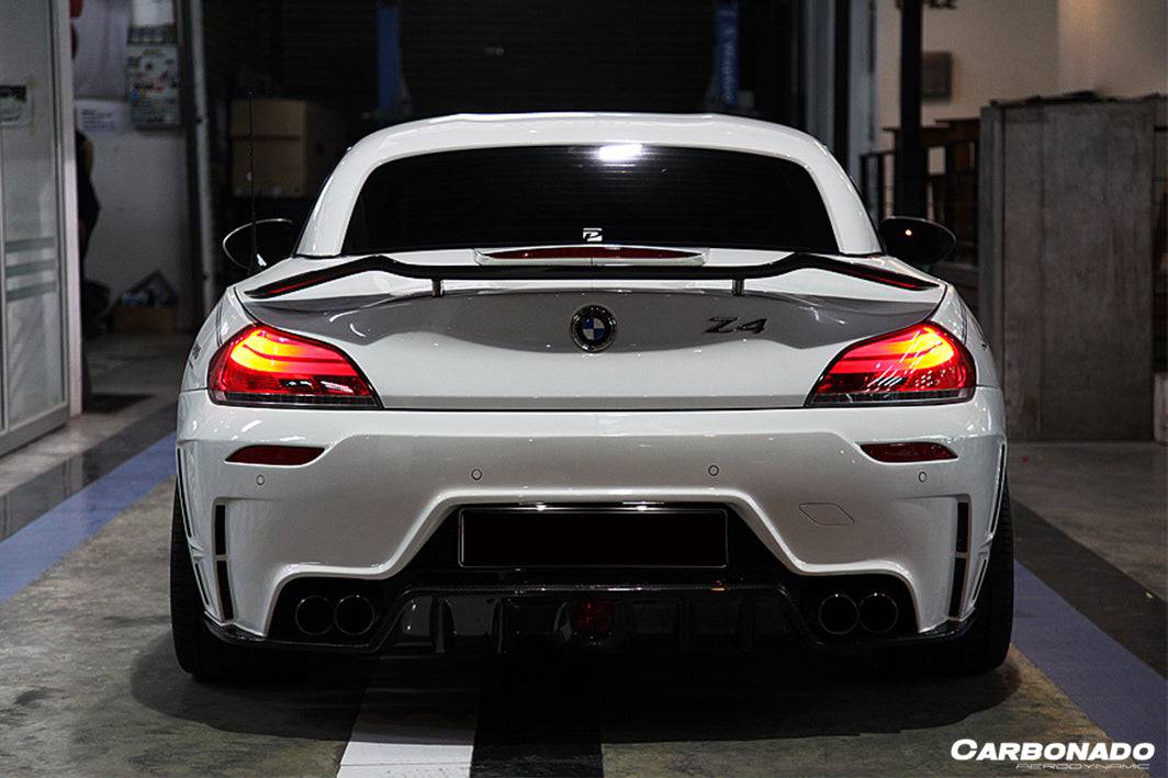 2009-2016 BMW Z4 E89 RW Style Carbon Fiber Turnk Spoiler - Carbonado Aero