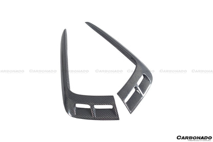 2016-2019 Bentley Bentayga OD Style Carbon Fiber Front Bumper Vent canards