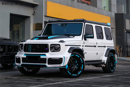 2018-2024 Mercedes Benz G550 & G63 AMG W464 G-Wagon BR G900 Style Dry Carbon Door Handle Cover