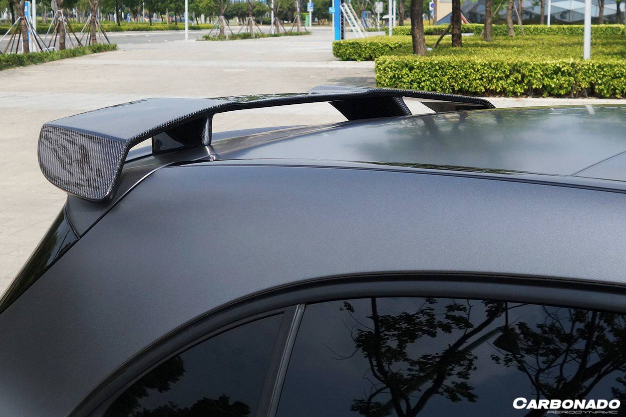 2016-2018  Mercedes Benz  W176 A Class A250 A200 A45 AMG CARBON FIBER ROOF WING SPOILER - Carbonado Aero