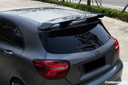 2016-2018  Mercedes Benz  W176 A Class A250 A200 A45 AMG CARBON FIBER ROOF WING SPOILER - Carbonado Aero