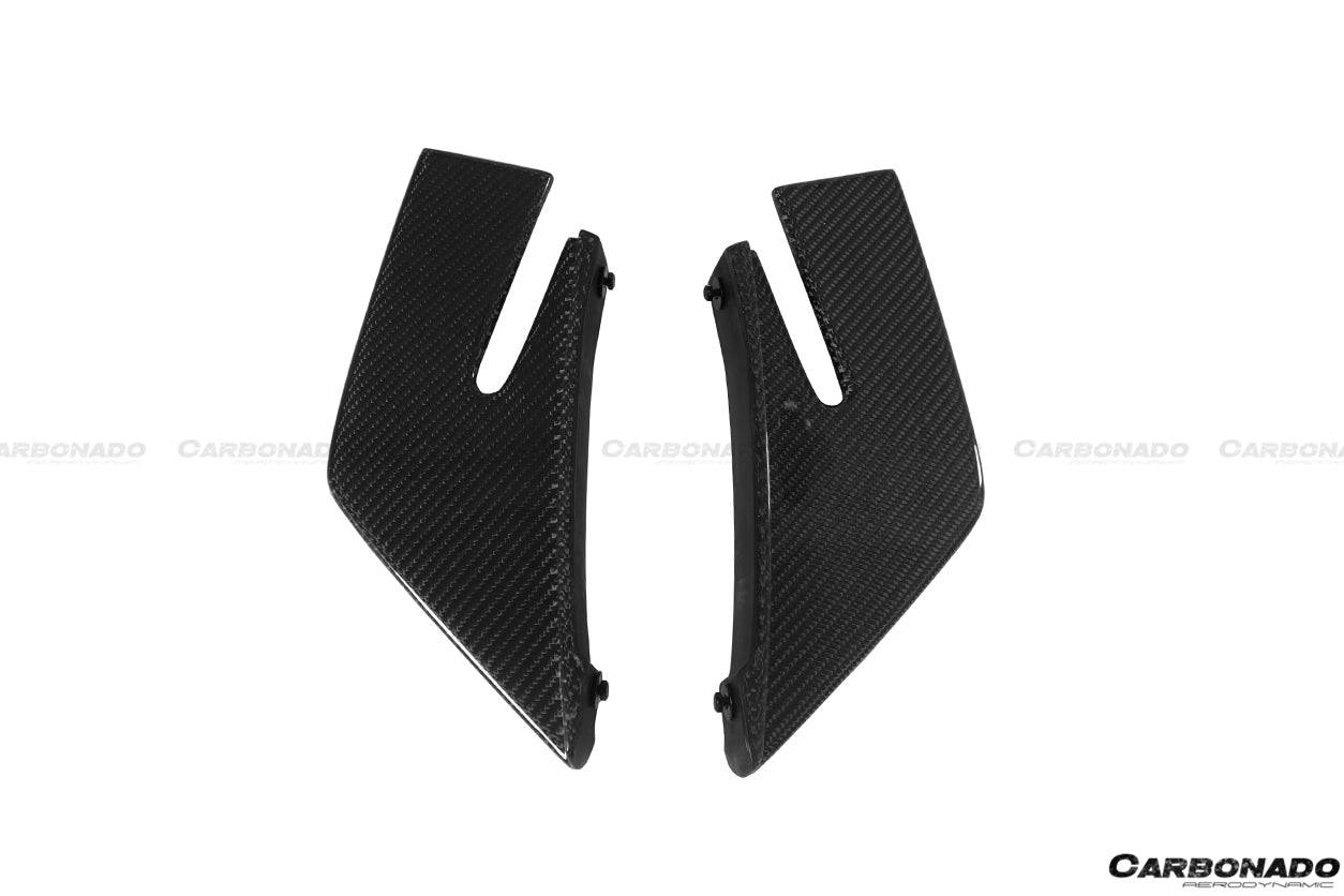 2009-2014 Ferrari California bkss style Carbon Fiber Rear Diffuser Canard - Carbonado Aero