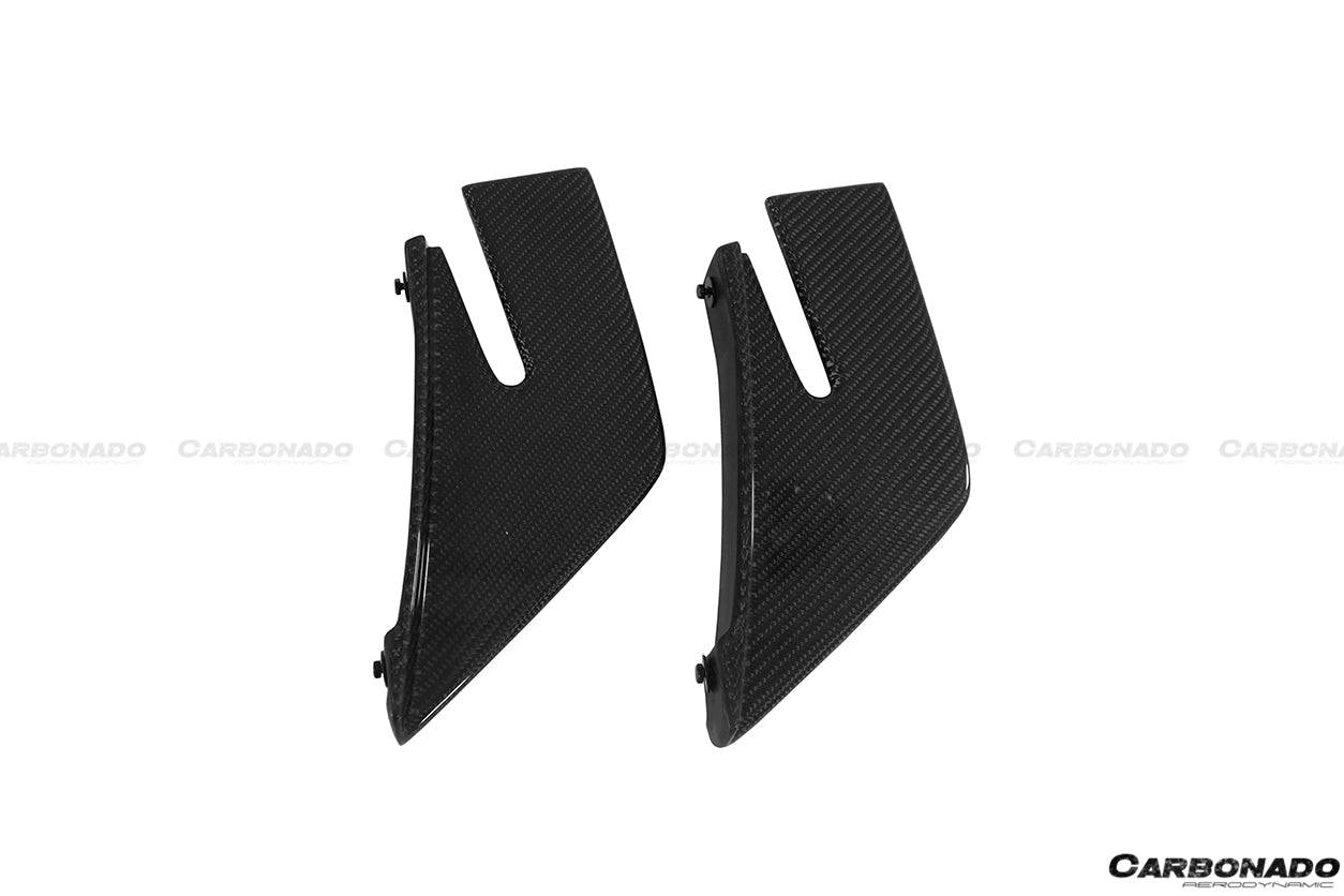 2009-2014 Ferrari California bkss style Carbon Fiber Rear Diffuser Canard - Carbonado Aero