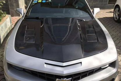 2010-2015 Chevrolet Camaro TSII Style Hood - Carbonado