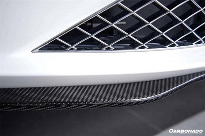 2019-2024 Bentley Continental GT & GTC Editon Style Carbon Fiber Front Lip - Carbonado