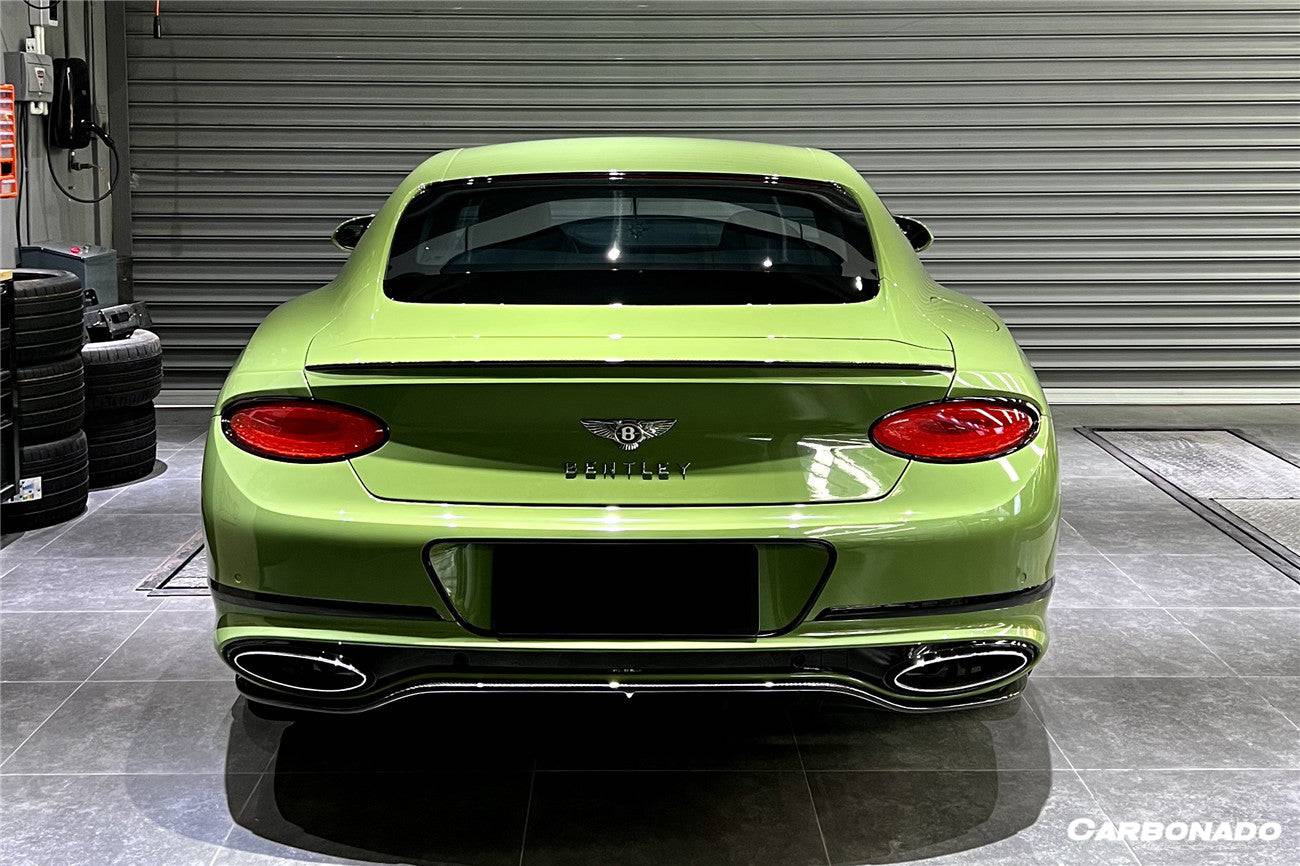 2018-2023 Bentley Continental GT/GTC Editon Style Dry Carbon Fiber Rear Lip - Carbonado Aero