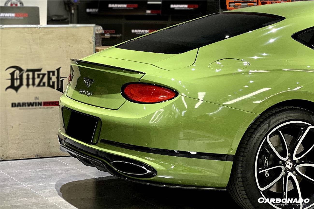 2018-2023 Bentley Continental GT/GTC Editon Style Dry Carbon Fiber Rear Lip - Carbonado Aero