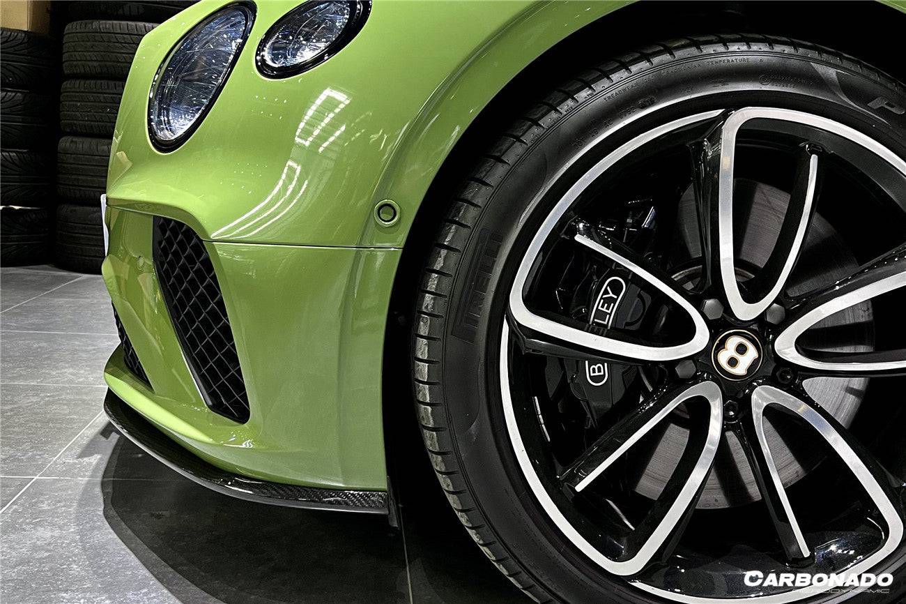 2018-2023 Bentley Continental GT/GTC Editon Style Carbon Fiber Front Lip - Carbonado Aero