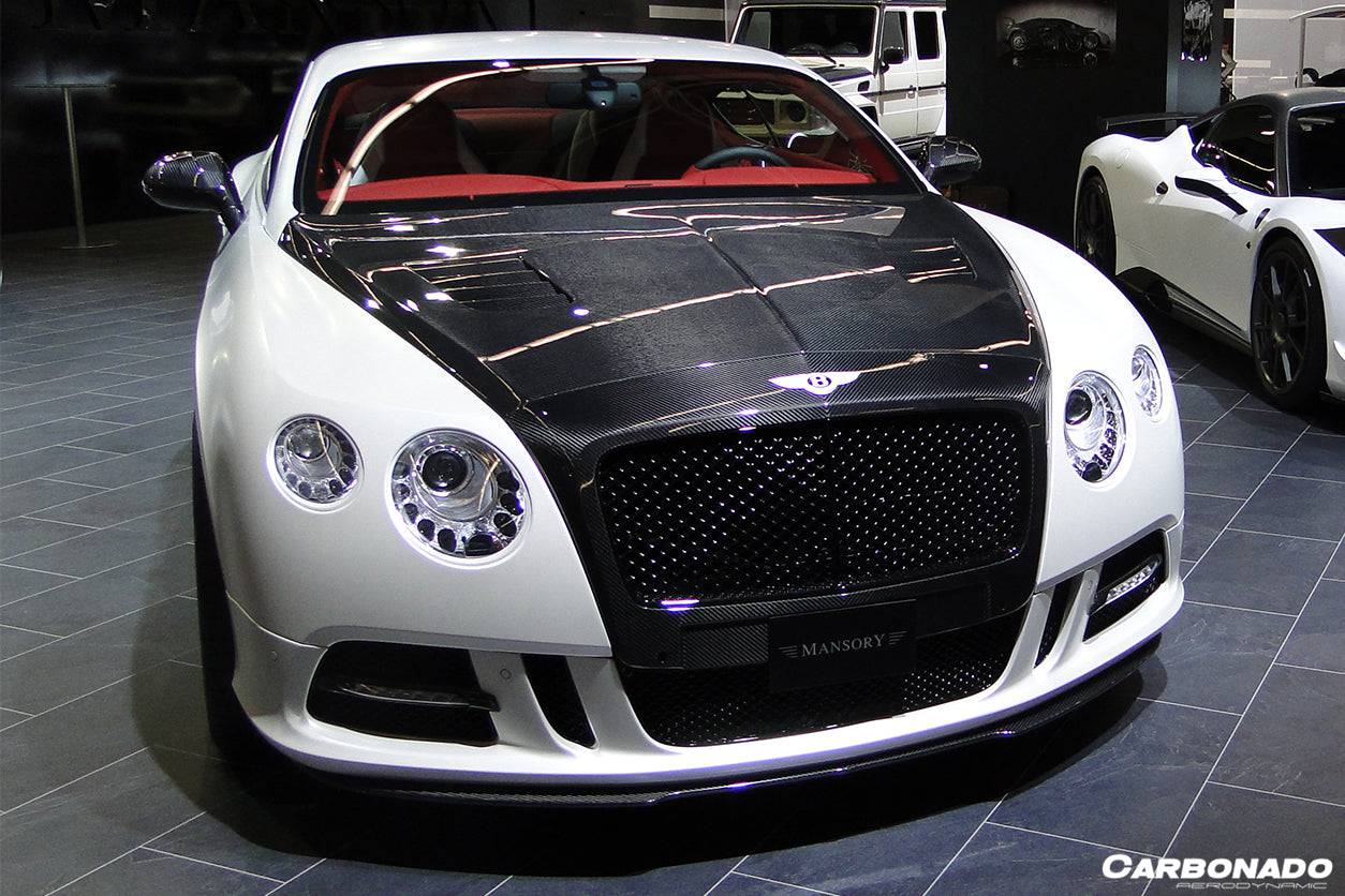 2012-2015 Bentley Continental V8 GT/GTC/V8S - W12 GT/GTC/SPEED MSY Style Front Grill - Carbonado Aero