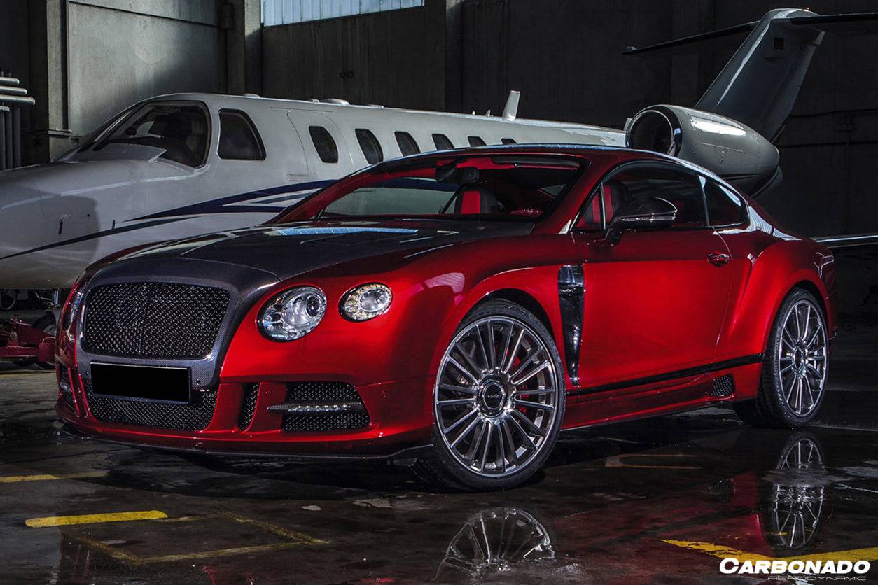 2012-2015 Bentley Continental V8 GT & GTC & V8S - W12 GT & GTC & SPEED MSY Style Front Grille - Carbonado