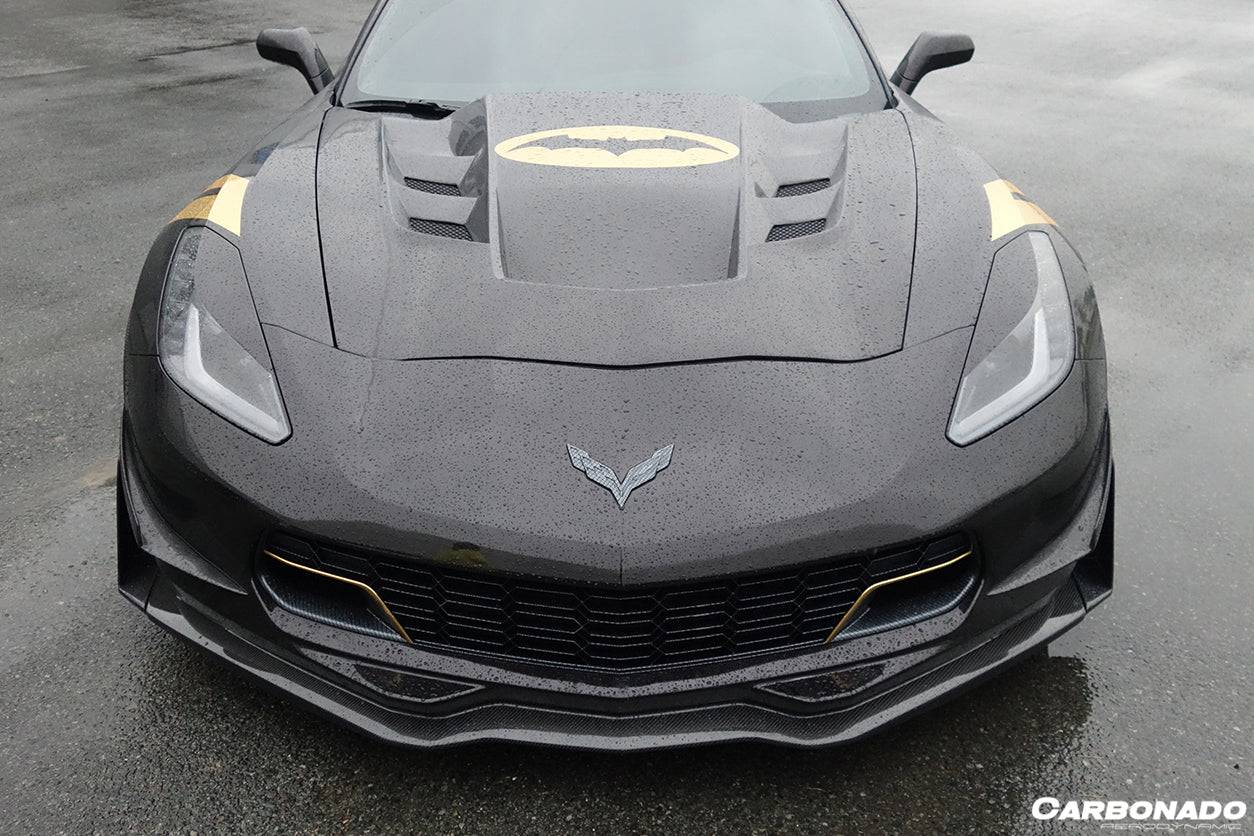 2013-2019 Corvette C7 Z06 Grandsport Carbon Fiber Canards - Carbonado Aero