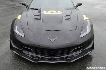 2013-2019 Corvette C7 Z06 Grandsport Carbon Fiber Canards - Carbonado Aero