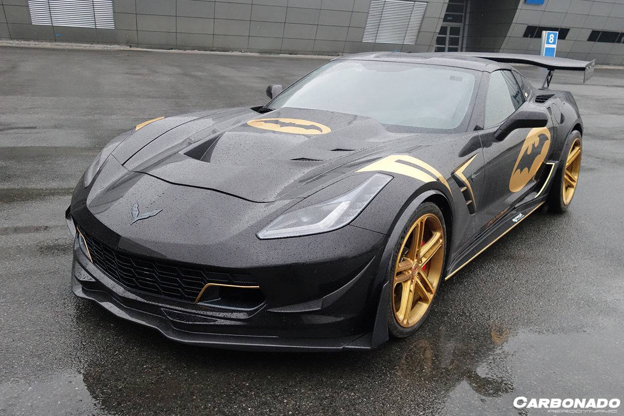 2013-2019 Corvette C7 Z06 Grandsport Carbon Fiber Canards - Carbonado Aero