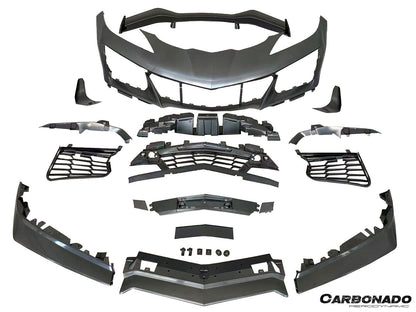2020-2026 Corvette C8 Stingray Z06 Style Polypropylene Front Bumper