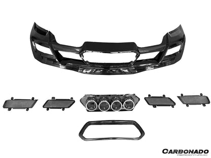 2020-2026 Corvette C8 Stingray Z06 Style Rear Bumper with Exhaust System