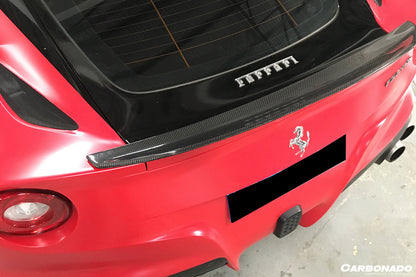 2012-2017 Ferrari F12 Berlinetta DC Style  Carbon Fiber Trunk Spoiler