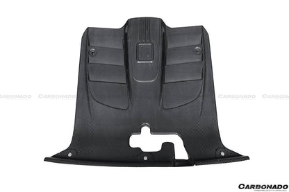 2012-2017 Ferrari F12 Berlinetta OE Style Dry Carbon Fiber Engine Cover - Carbonado Aero