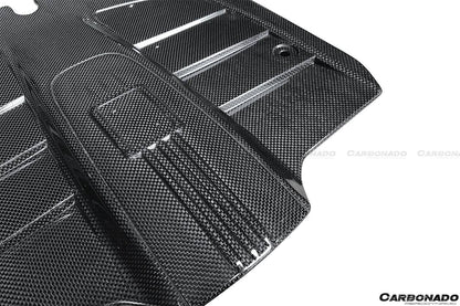 2012-2017 Ferrari F12 Berlinetta OE Style Dry Carbon Fiber Engine Cover - Carbonado Aero