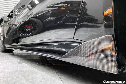 2012-2017 Ferrari F12 Berlinetta DC Style Carbon Fiber Side Skirts - Carbonado Aero