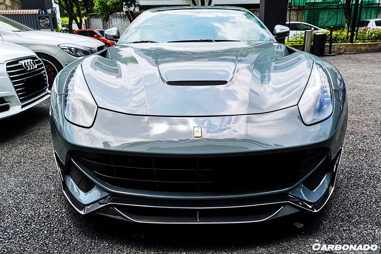 2012-2017 Ferrari F12 Berlinetta RS Style Carbon Fiber Front Lip