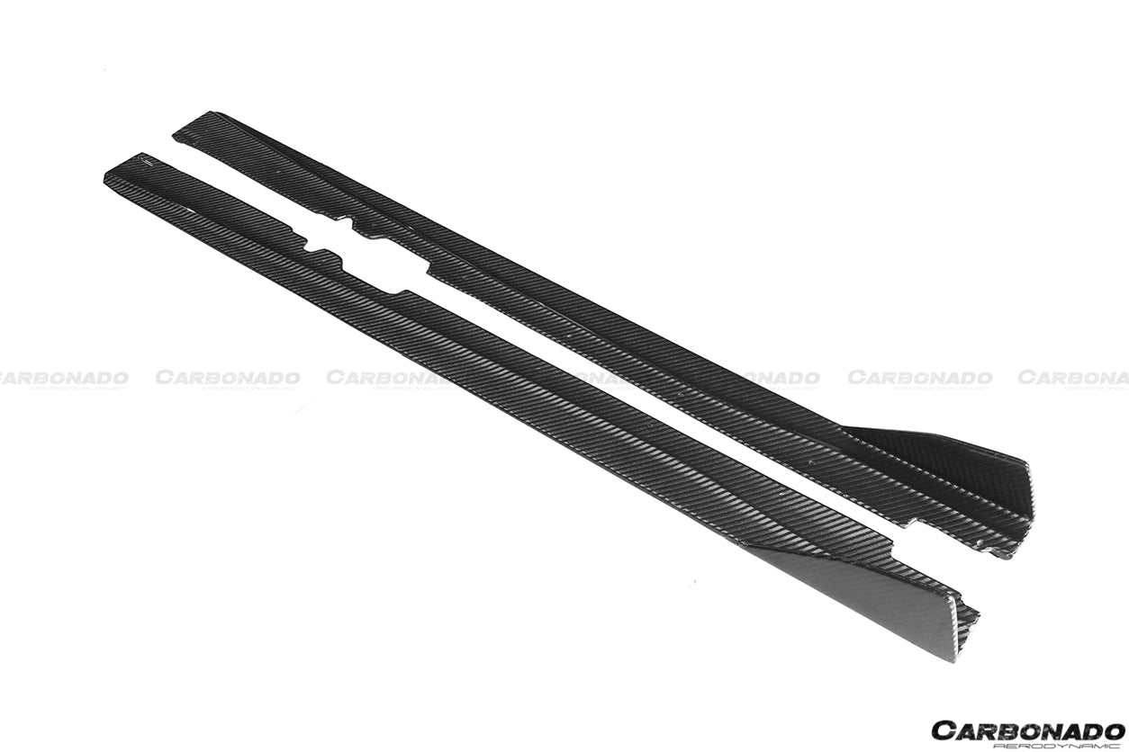 2012-2017 Ferrari F12 Berlinetta DC Style Carbon Fiber Side Skirts - Carbonado Aero