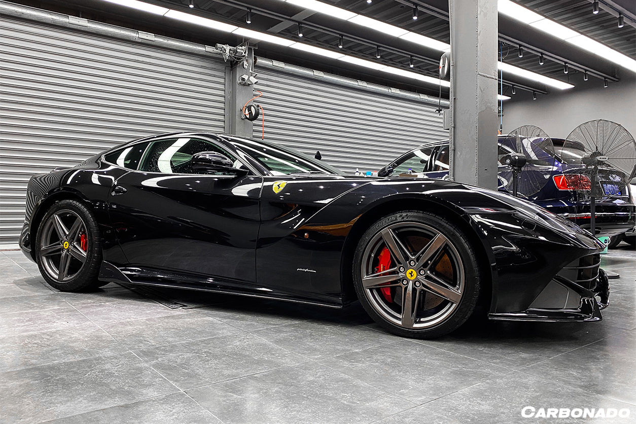 2012-2017 Ferrari F12 Berlinetta DC Style Carbon Fiber  Side Skirts