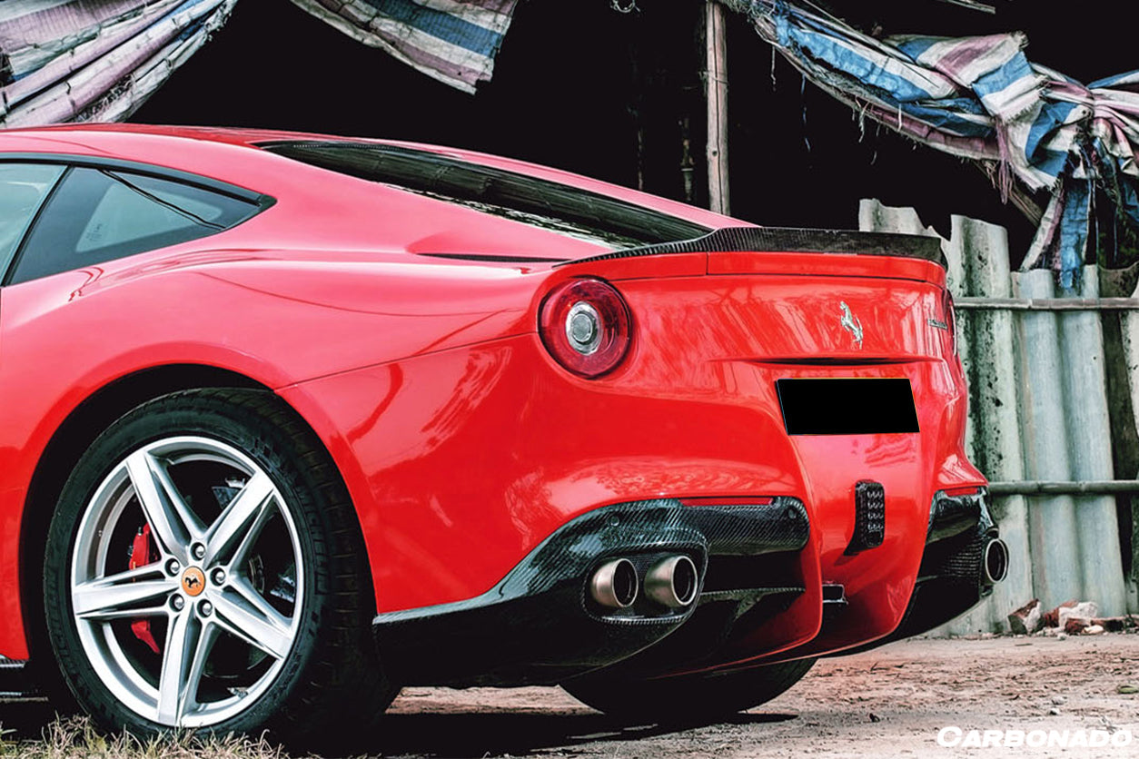 2012-2017 Ferrari F12 Berlinetta RS Style Carbon Fiber Trunk Spoiler