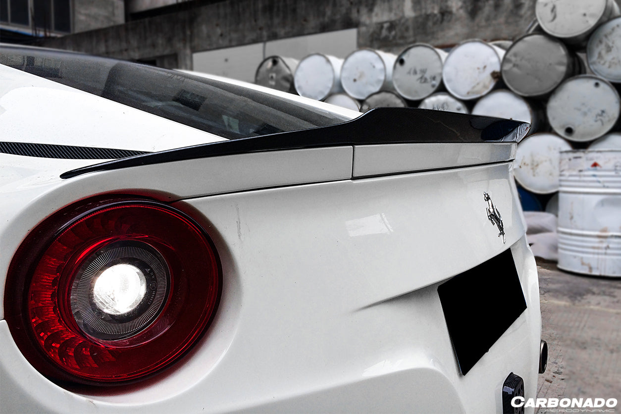 2012-2017 Ferrari F12 Berlinetta RS Style Carbon Fiber Trunk Spoiler