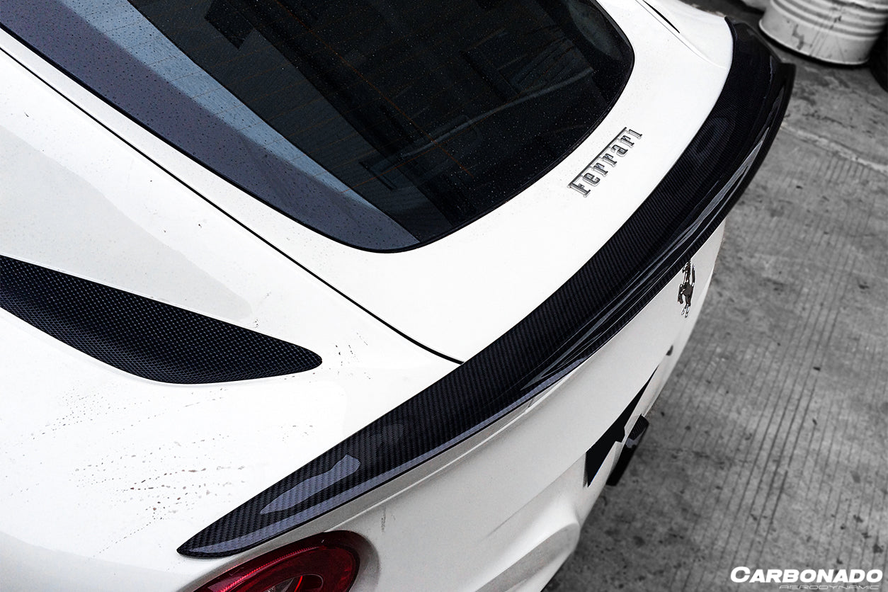 2012-2017 Ferrari F12 Berlinetta RS Style Carbon Fiber Trunk Spoiler